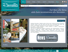 Tablet Screenshot of albergorossella.it